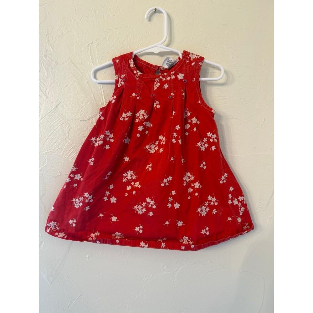 Y2K baby gap red floral dress